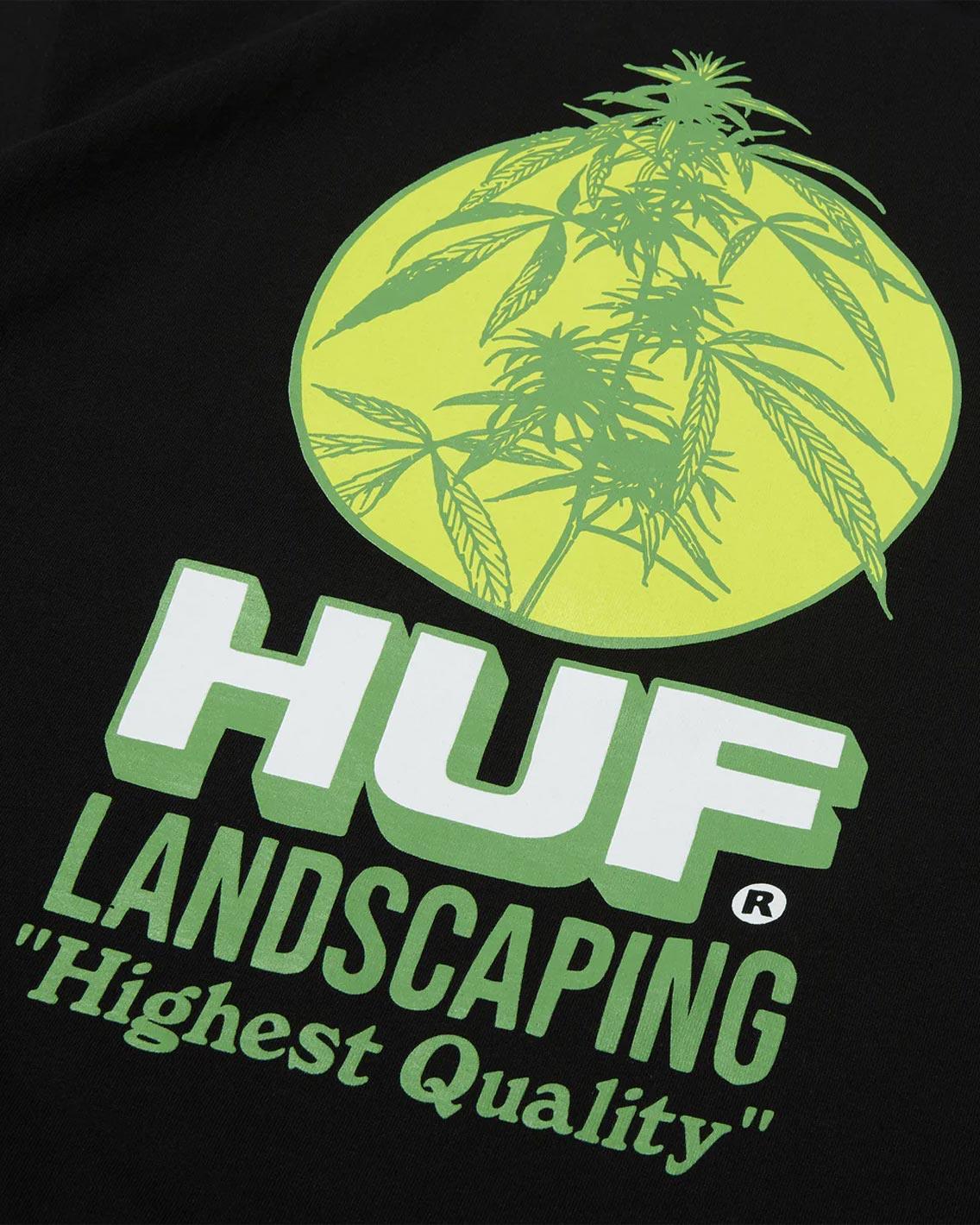 HUF - Landscaping Tee - Black T-Shirts HUF   