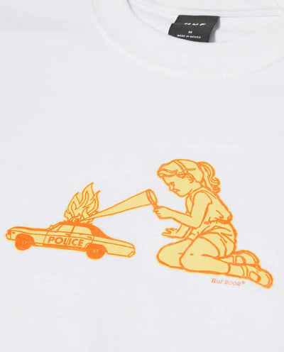 Huf - Playtime T-Shirt - White T-Shirts HUF   