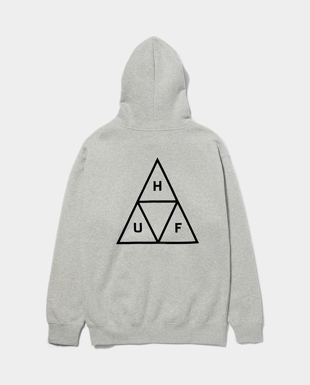 HUF - Set TT Pullover Hood - Grey Hoodies HUF   