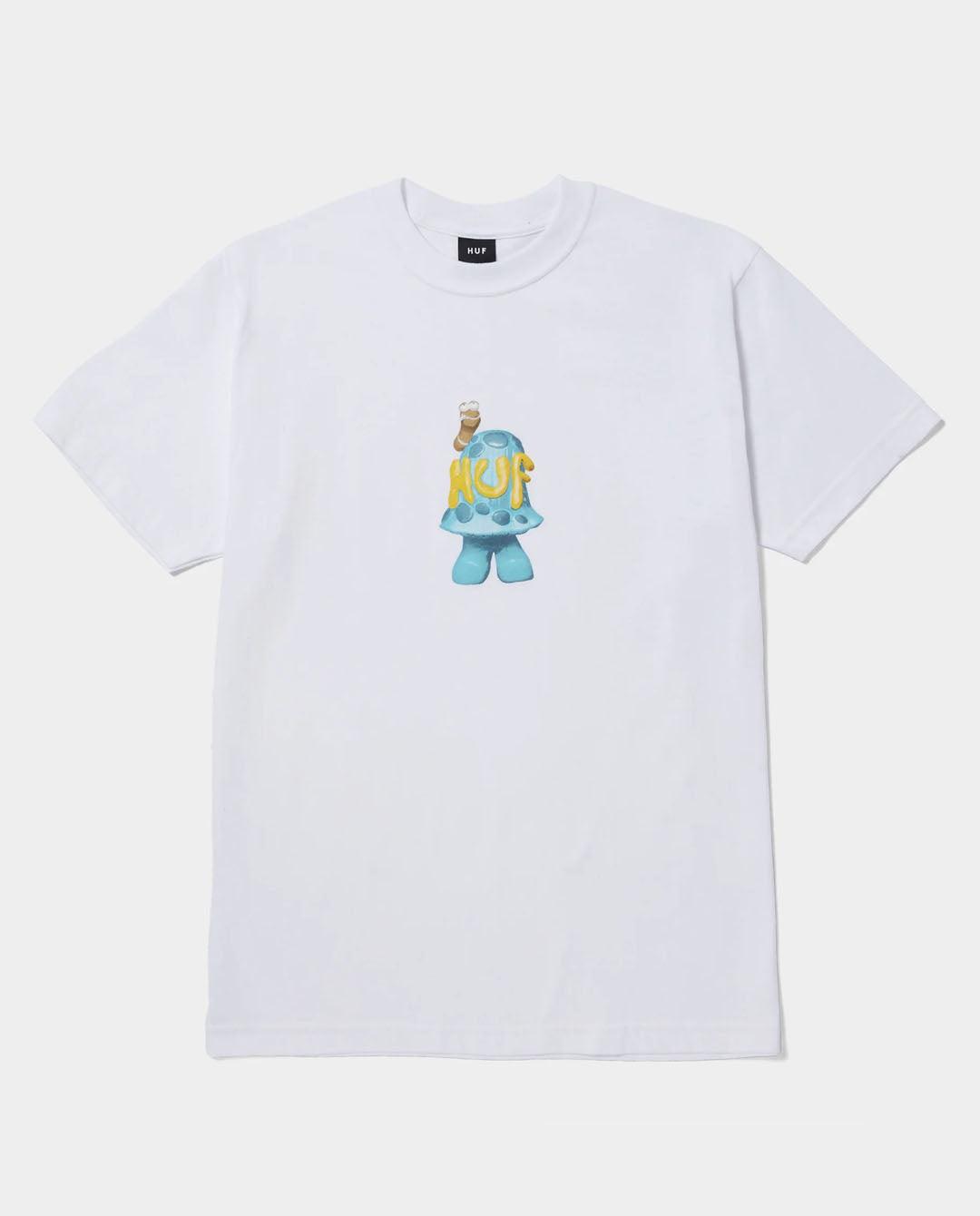 Huf - Shroomery T-Shirt - White T-Shirts HUF   