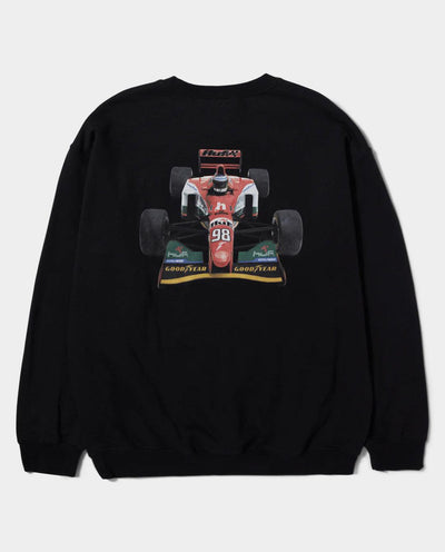 HUF x Goodyear - F1 Crewneck - Black Crewneck HUF   