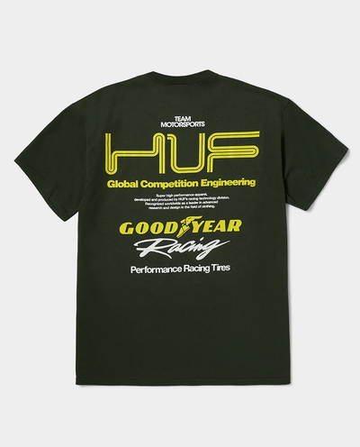 HUF x Goodyear - F1 Racing Team Shirt - Green T-Shirts HUF   