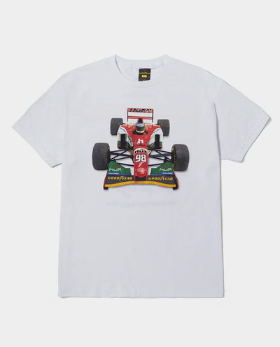 HUF x Goodyear - F1 Racing Team Shirt - White T-Shirts HUF   