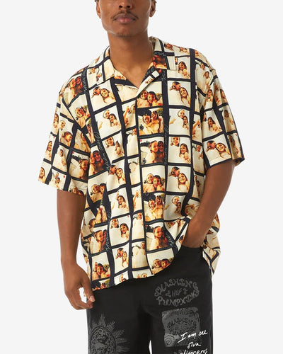 HUF x Smashing Pumpkins - Purr Snickety Resort Shirt - Multi Shirts HUF   