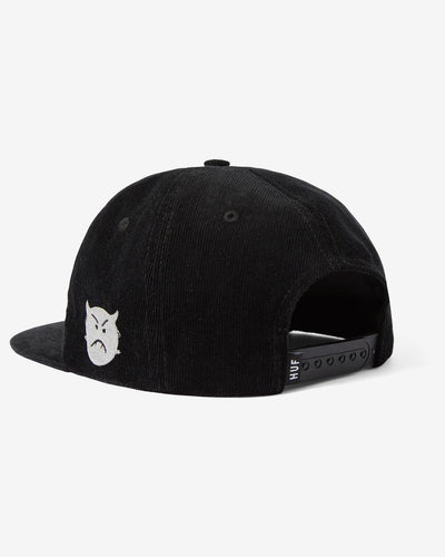 HUF x Smashing Pumpkins - Vampire Snapback Hat - Black Hats HUF   