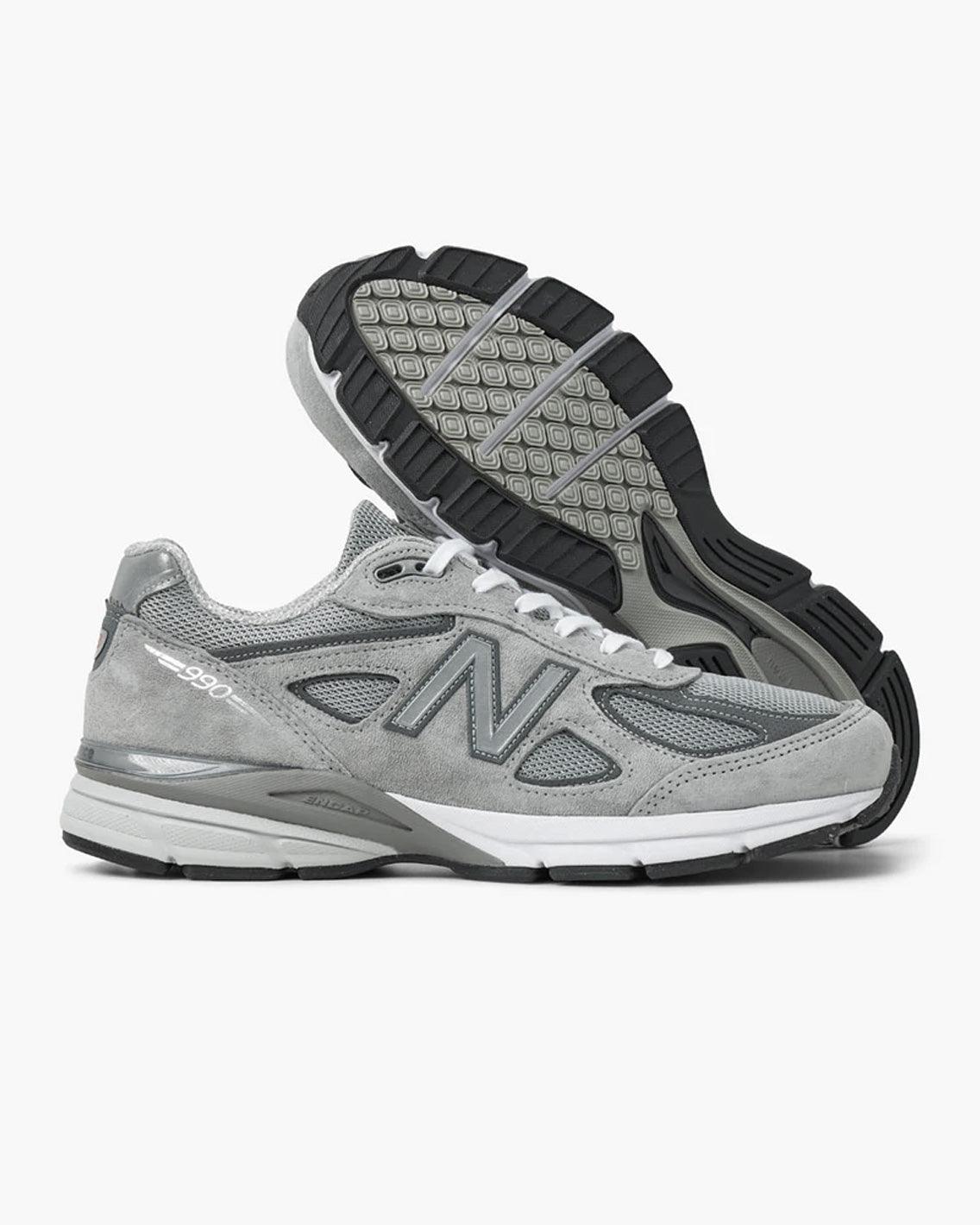 New Balance - MADE U990GR4 - Grey / Silver Shoes New Balance   