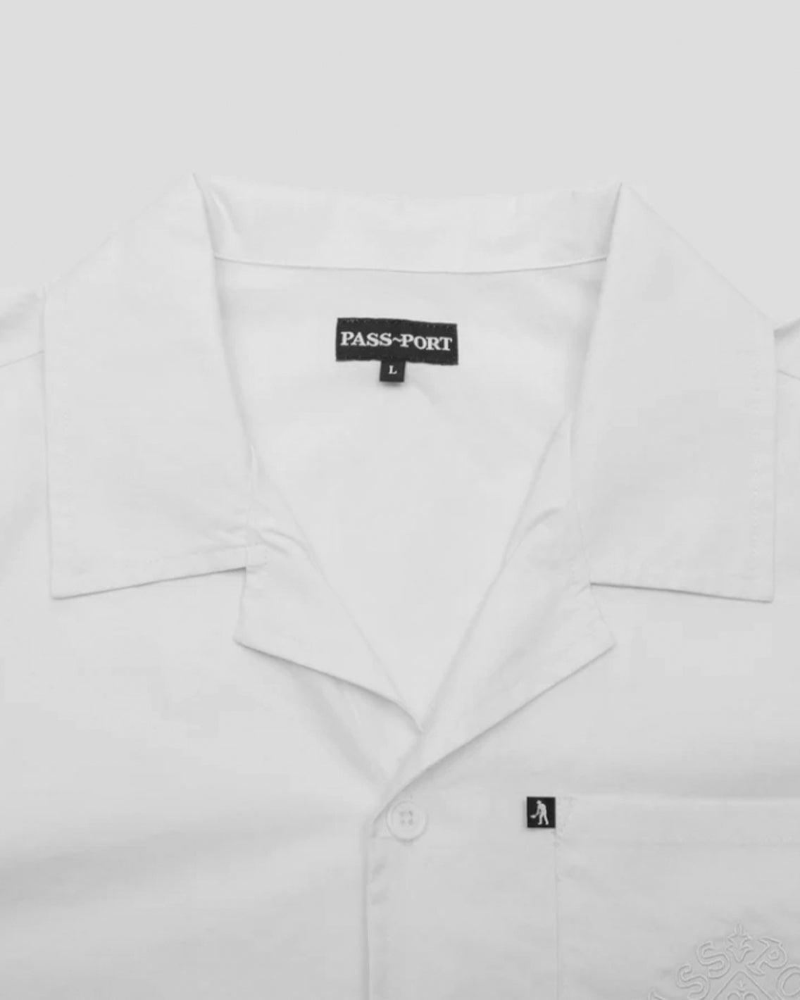 Pass~Port - Manuscript Casual Shirt - White Shirts Pass~Port   