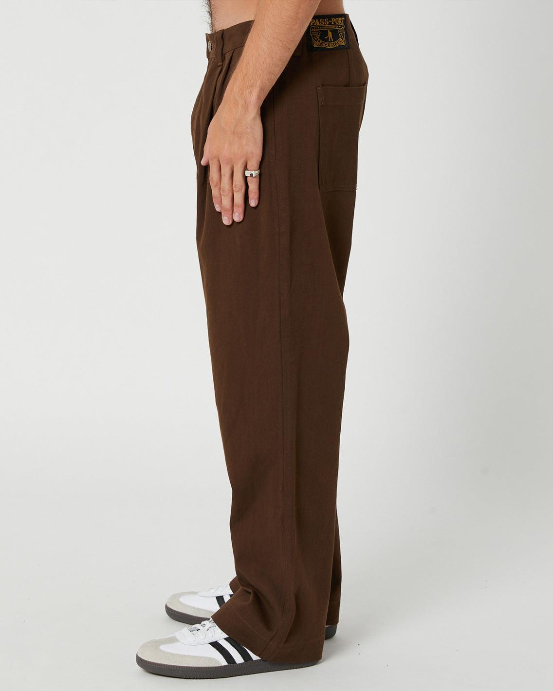 Passport - Leagues Club Pant - Brown Pants Passport   