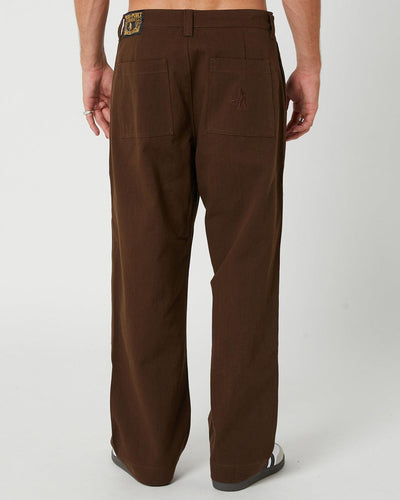 Passport - Leagues Club Pant - Brown Pants Passport   