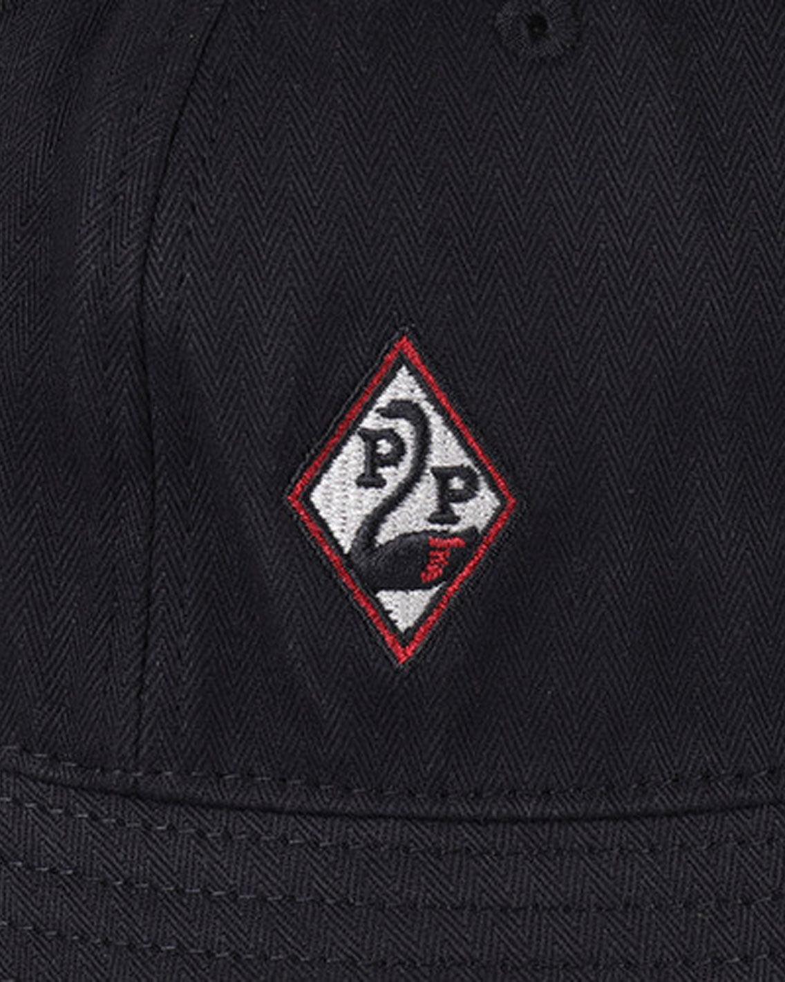 Passport - Swanny Herringbone Bucket Hat - Black Hats Passport   