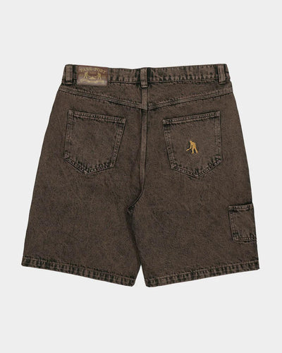 Passport - Workers Club Short - Over-Dye Brown Shorts Passport   