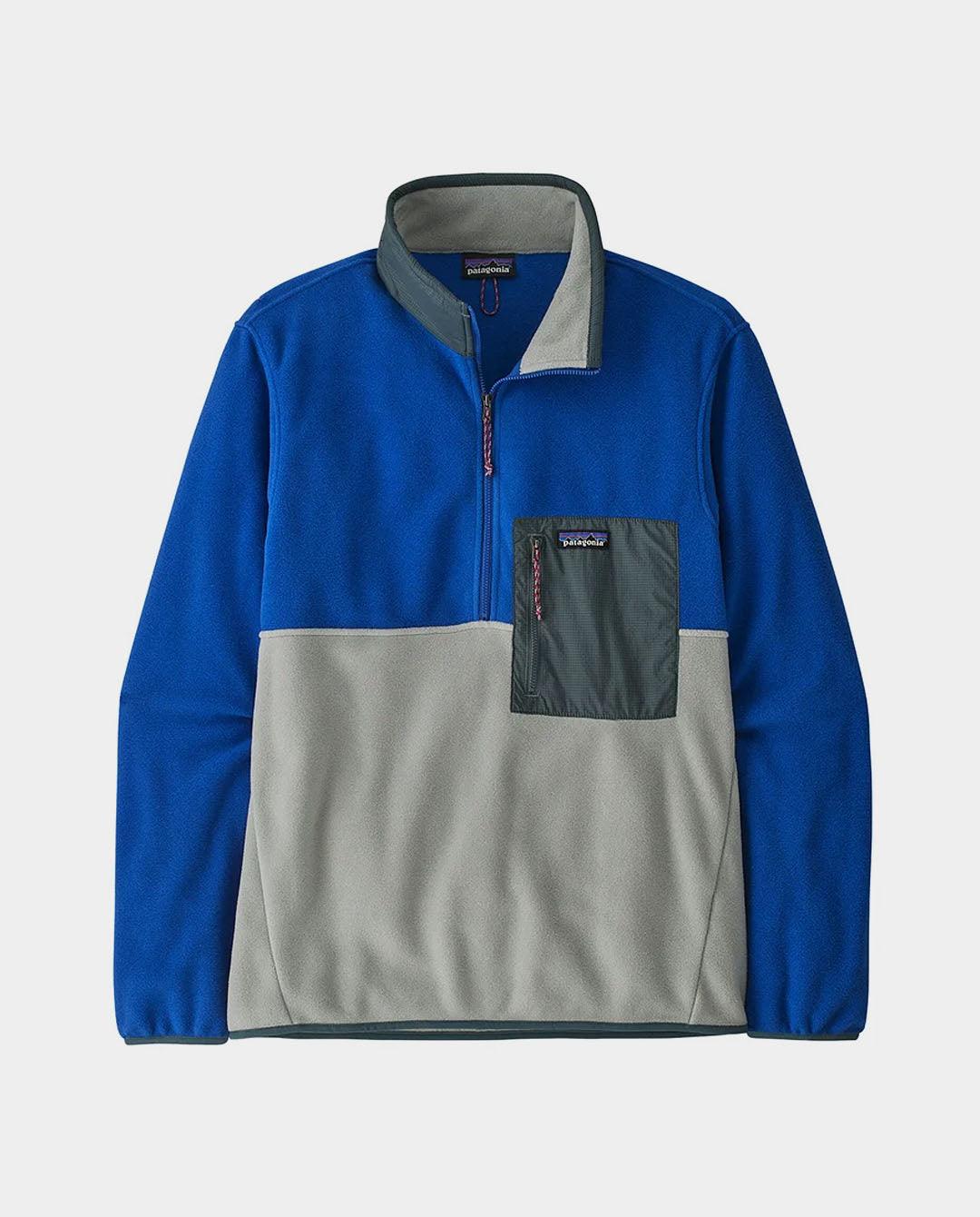 Patagonia M’s Microdini 1/2 Zip Pullover - Sleet Green Jackets Patagonia   