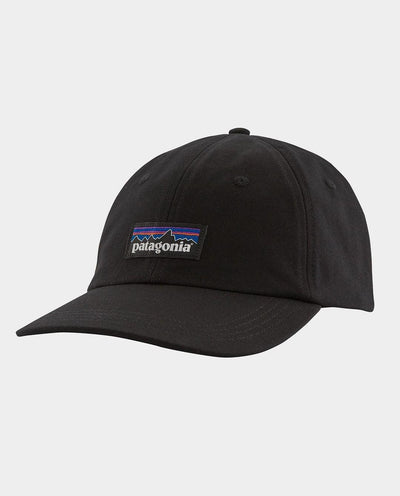Patagonia - P-6 Label Trad Hat - Black Hats Patagonia   