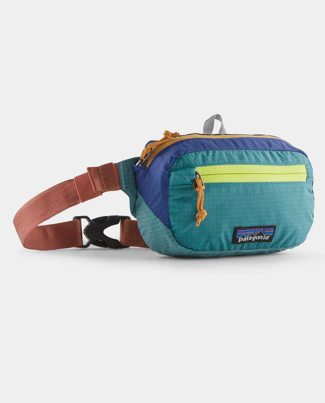 Patagonia - Ultralight Black Hole Mini Hip Pack - Patchwork Subtidal Blue Bags Patagonia   