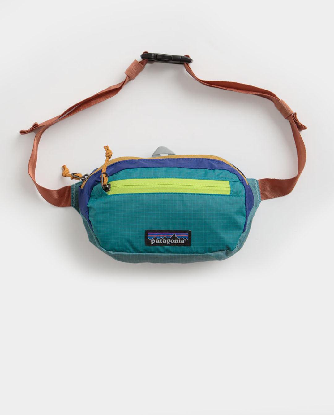 Patagonia - Ultralight Black Hole Mini Hip Pack - Patchwork Subtidal Blue Bags Patagonia   