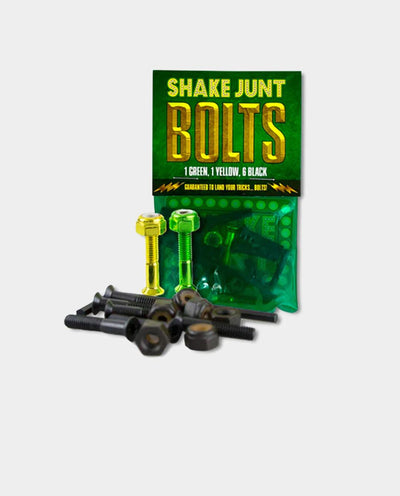 Shake Junt - 1” Phillips Hardware - Green/Black/Yellow Bolt Shake Junt   