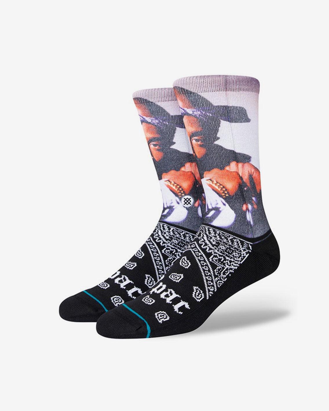 Stance - 2PAC Makaveli - Black Socks Stance   