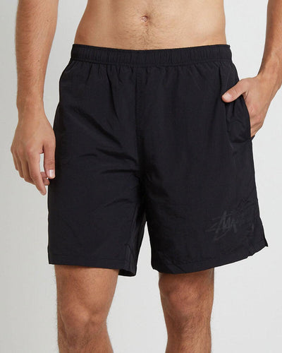 Stussy - Big Stock Nylon Short - Black Shorts Stussy   