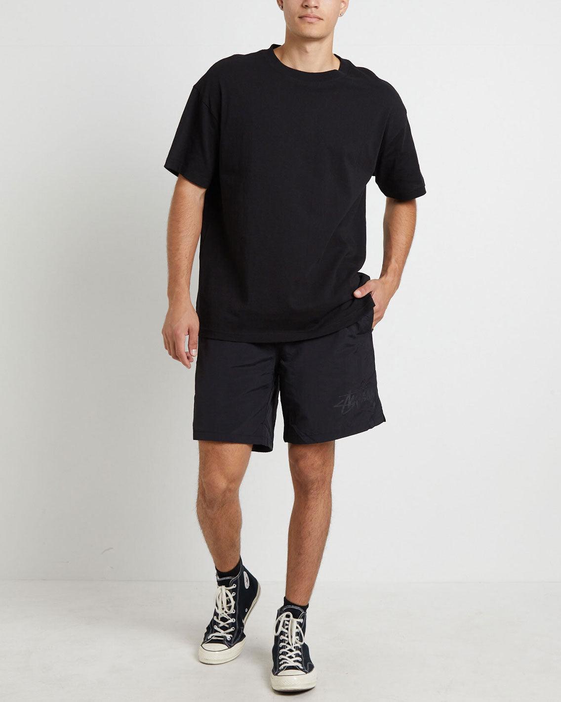 Stussy - Big Stock Nylon Short - Black Shorts Stussy   