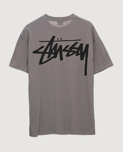 Stussy - Big Stock Tee - Grey T-Shirts Stussy   