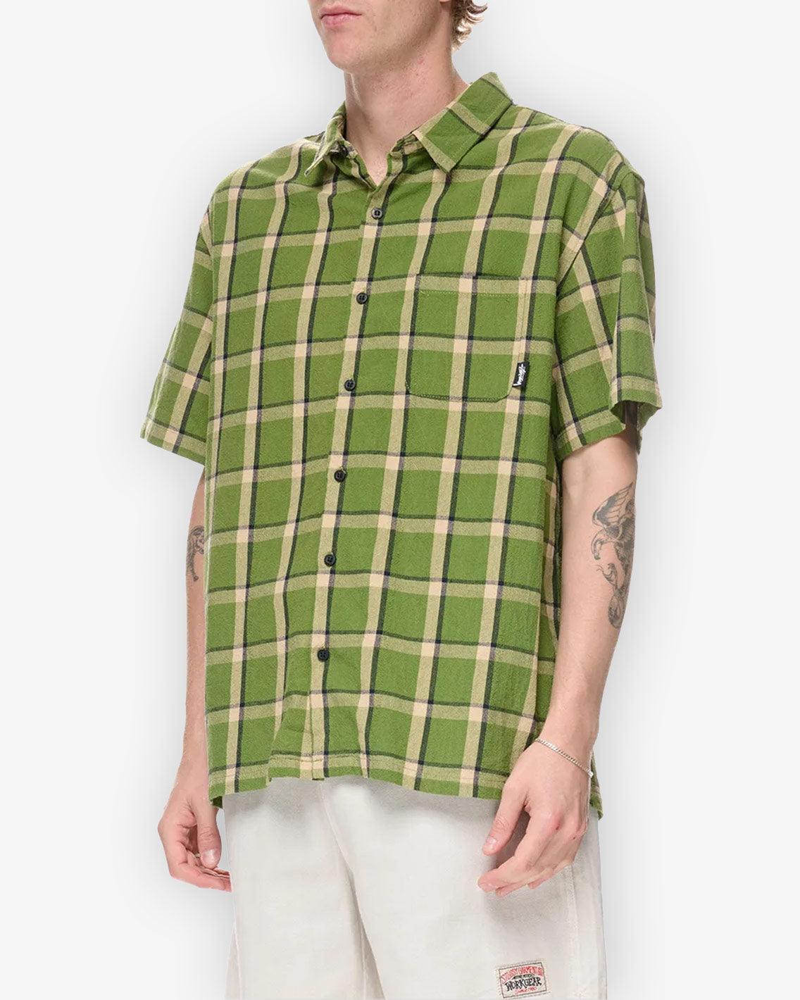 Stussy - Burke Pocket Shirt - Green Shirts Stussy   