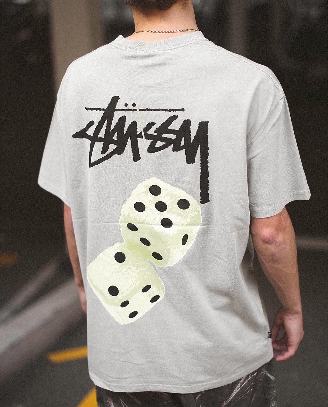 Stussy - Fuzzy Dice T-Shirt - Olive T-Shirts Stussy   