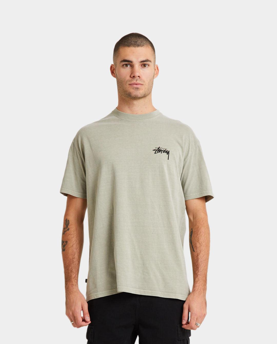 Stussy - Fuzzy Dice T-Shirt - Olive T-Shirts Stussy   