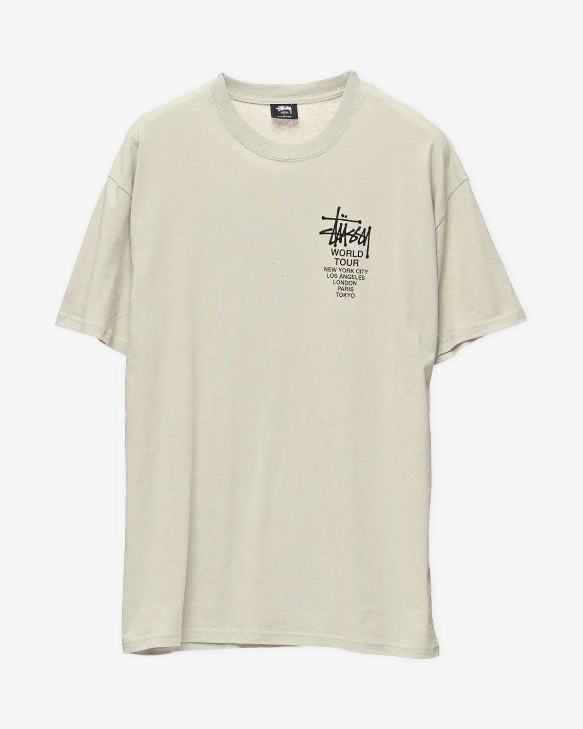 Stussy - Solid World Tour LCB Tee - Stone T-Shirts Stussy   