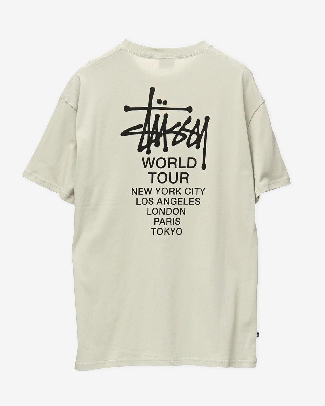 Stussy - Solid World Tour LCB Tee - Stone T-Shirts Stussy   