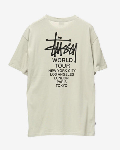 Stussy - Solid World Tour LCB Tee - Stone T-Shirts Stussy   