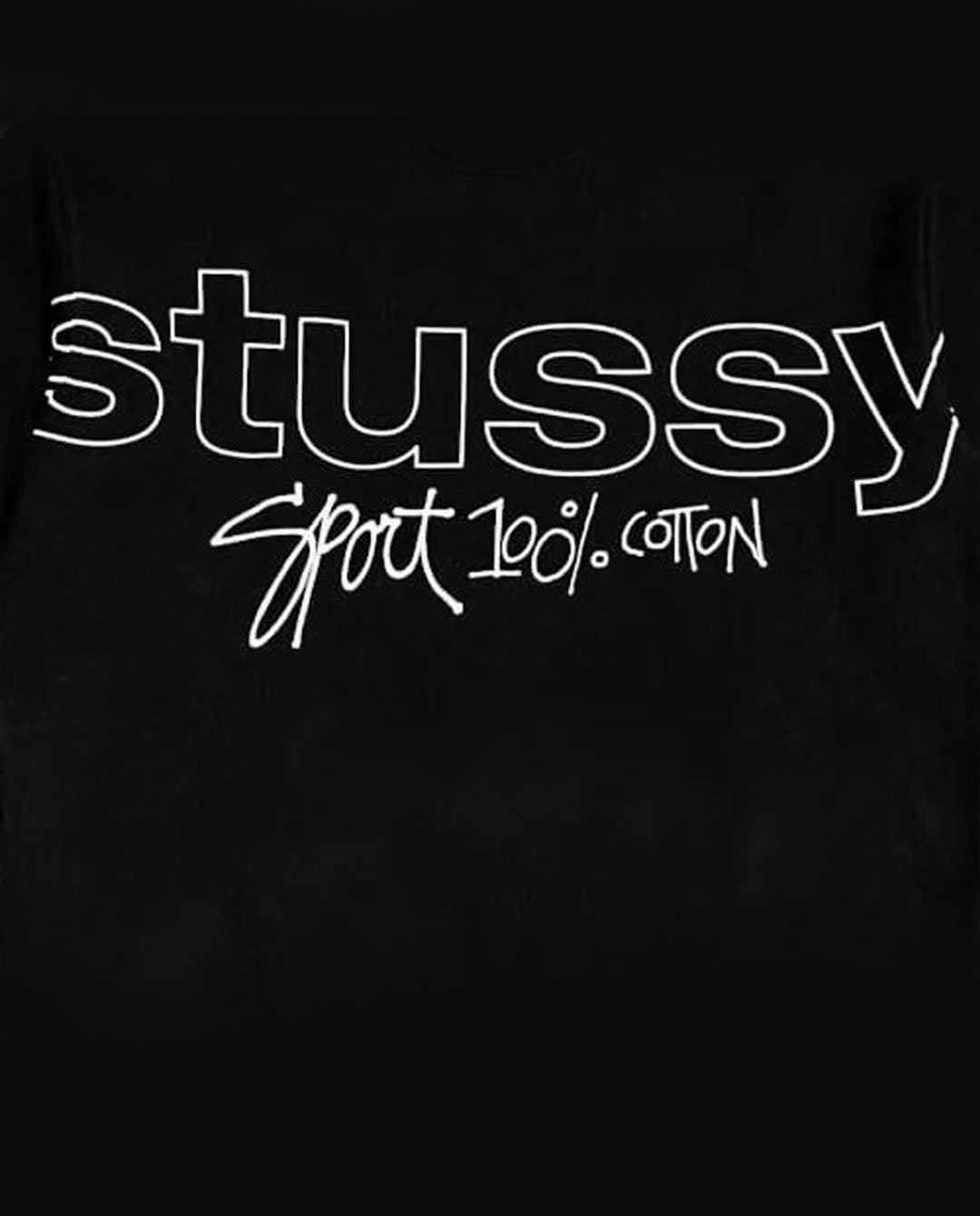 Stussy - Sport 100 Fleece Crew - Pigment Black Crewneck Stussy   