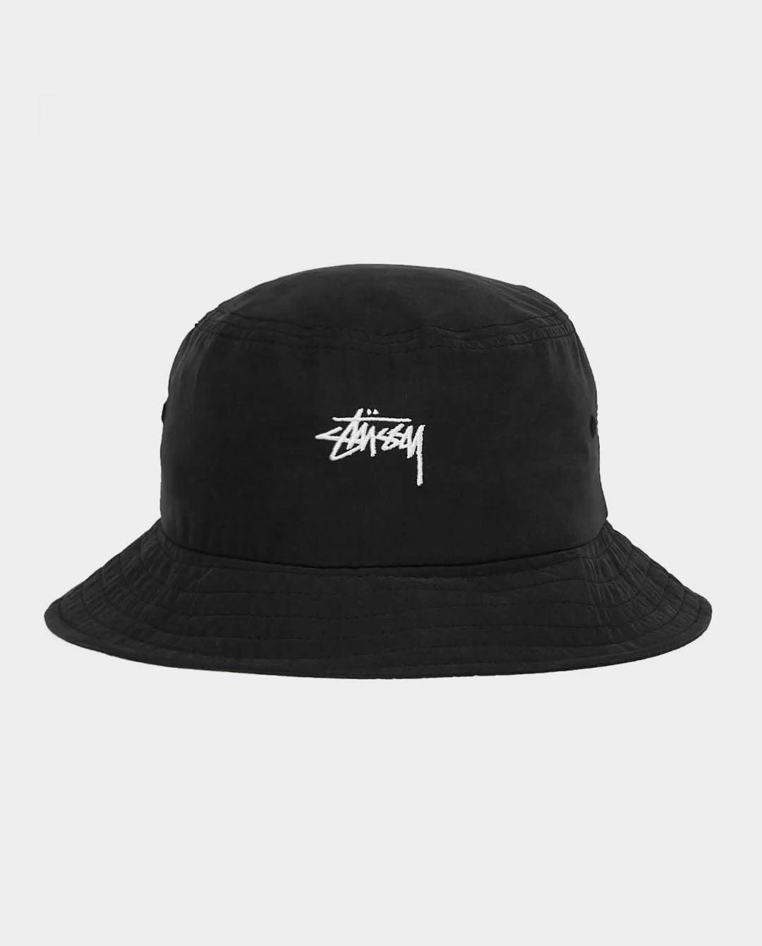 Stussy - Stock Bucket Hat - Black Hats Stussy   