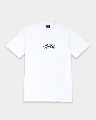 Stussy - Stock Chest T-Shirt - White T-Shirts Stussy   