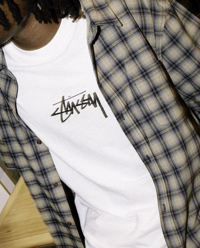 Stussy - Stock Chest T-Shirt - White T-Shirts Stussy   