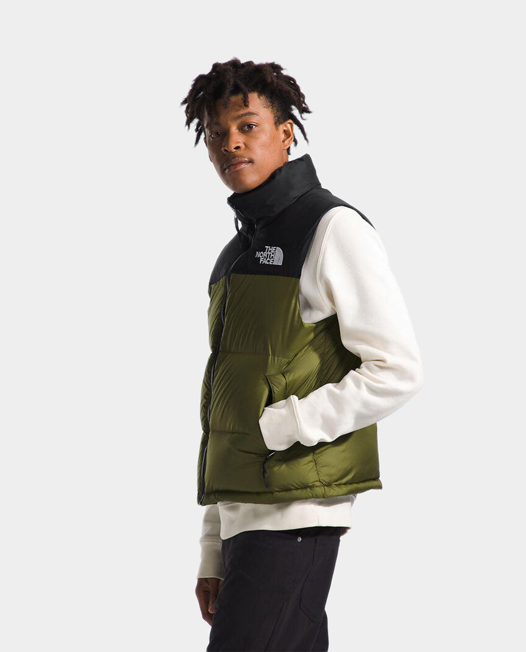 The North Face - 1996 Retro Nuptse Vest - Forest Olive Jackets The North Face   
