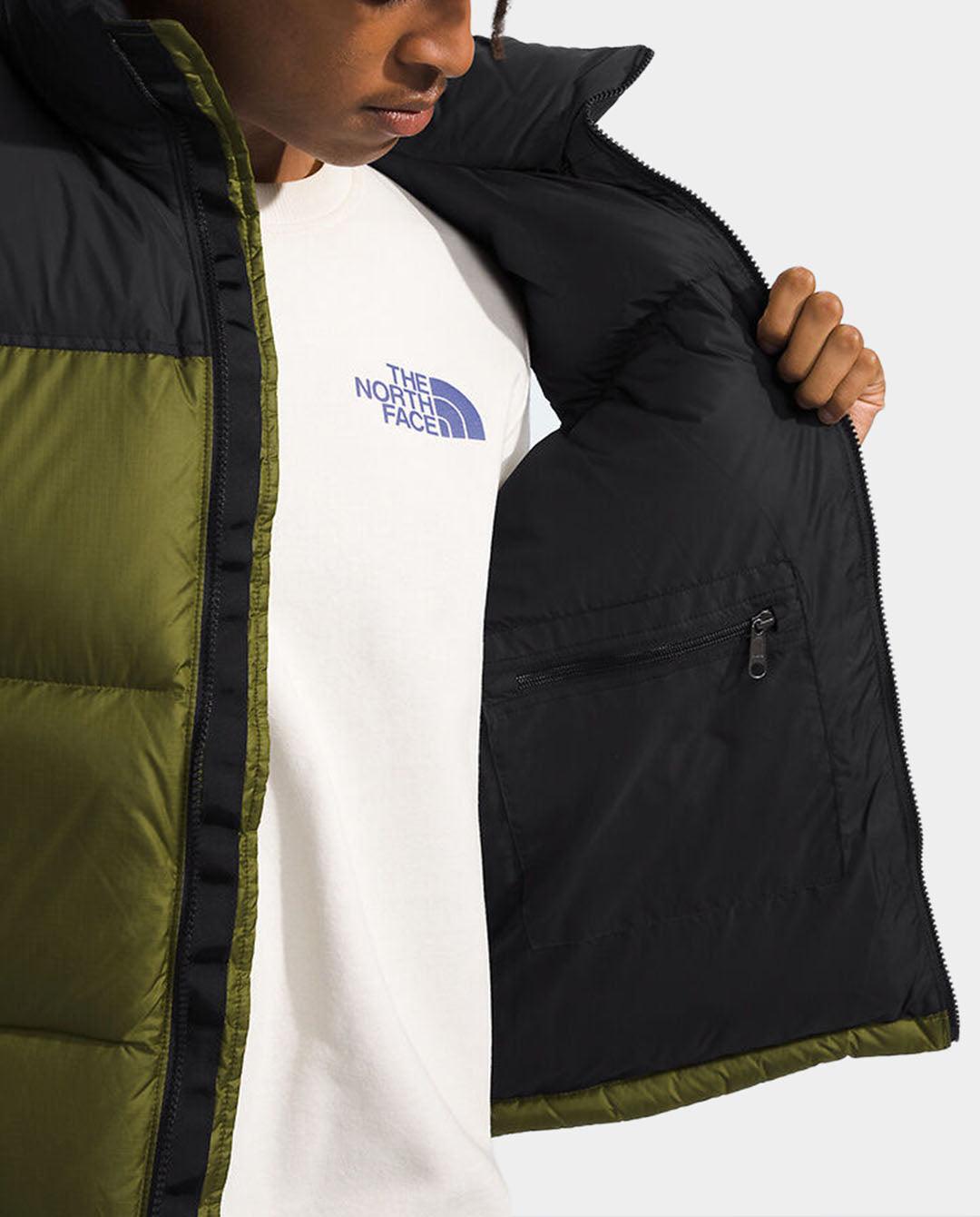 The North Face - 1996 Retro Nuptse Vest - Forest Olive Jackets The North Face   