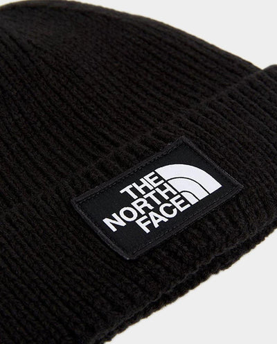 The North Face - TNF Logo Box Cuff Beanie - TNF Black Beanie The North Face   