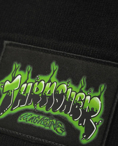 Thrasher - Airbrush Patch Beanie - Black Beanie Thrasher   