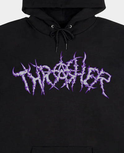 Thrasher - Thorns Hood - Black Hoodies Thrasher   