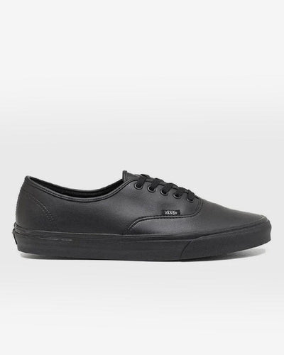 Vans - Authentic Leather - Black / Black Shoes Vans   