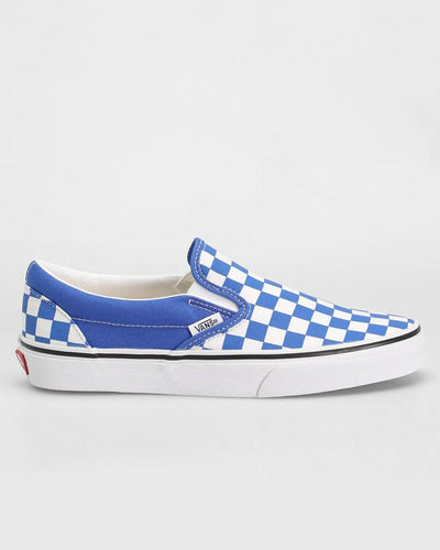 Vans - Classic Slip On Checkerboard - Dazzling Blue Shoes Vans   