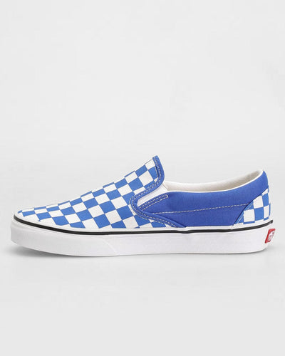 Vans - Classic Slip On Checkerboard - Dazzling Blue Shoes Vans   