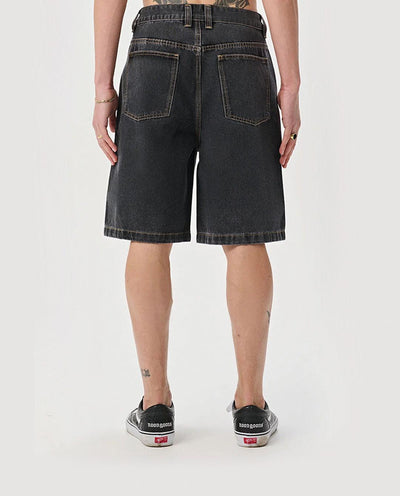 XLARGE - Bull Denim 91 Short - Washed Black Shorts Xlarge   