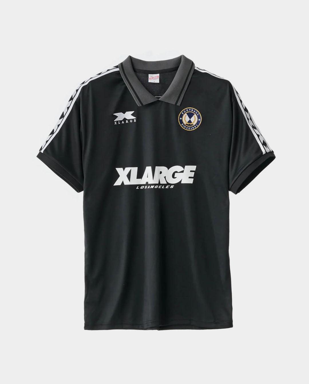 XLarge - Football Shirt - Black T-Shirts Xlarge   