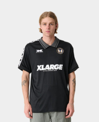 XLarge - Football Shirt - Black T-Shirts Xlarge   