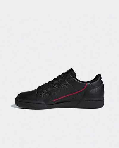 Adidas - Continental 80 - Core Black/Scarlet/Collegiate Navy Shoes Adidas   