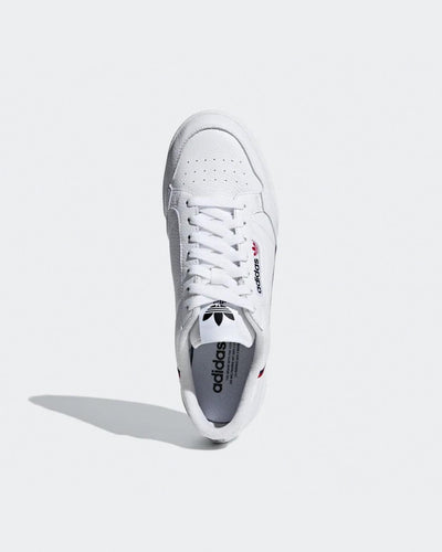 Adidas - Continental 80  - White / Scarlet / Collegiate Navy Shoes Adidas   