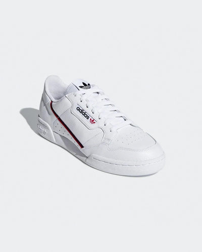 Adidas - Continental 80  - White / Scarlet / Collegiate Navy Shoes Adidas   