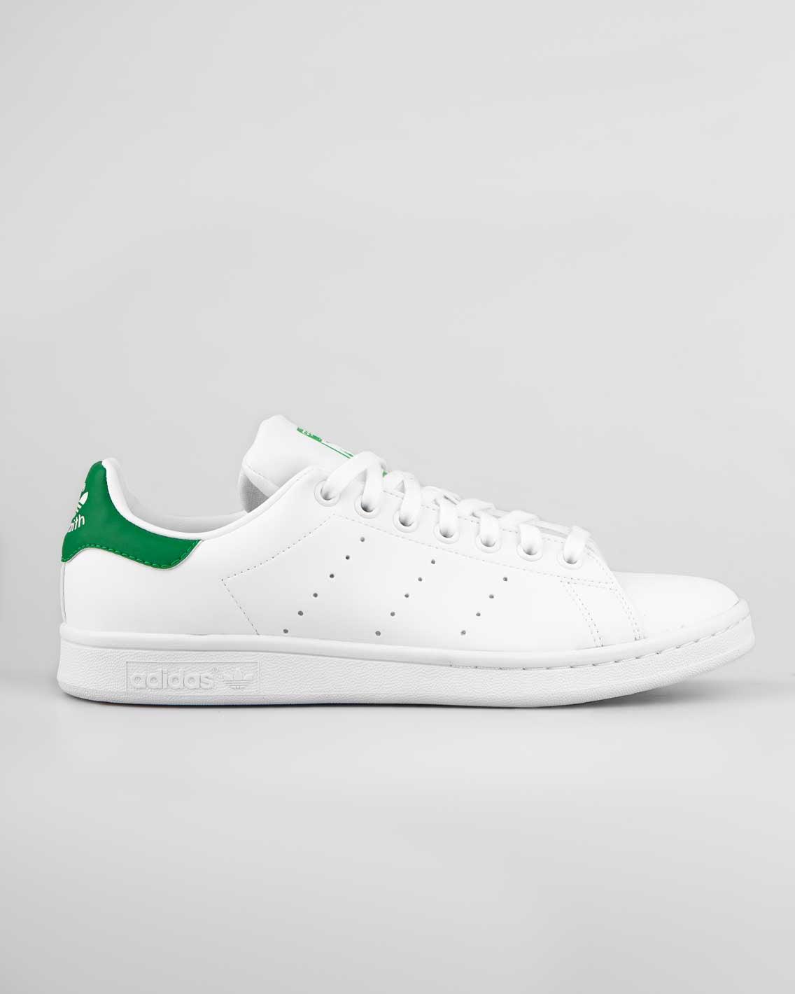 Adidas Originals - Stan Smith - White / White / Green Shoes Adidas Originals   