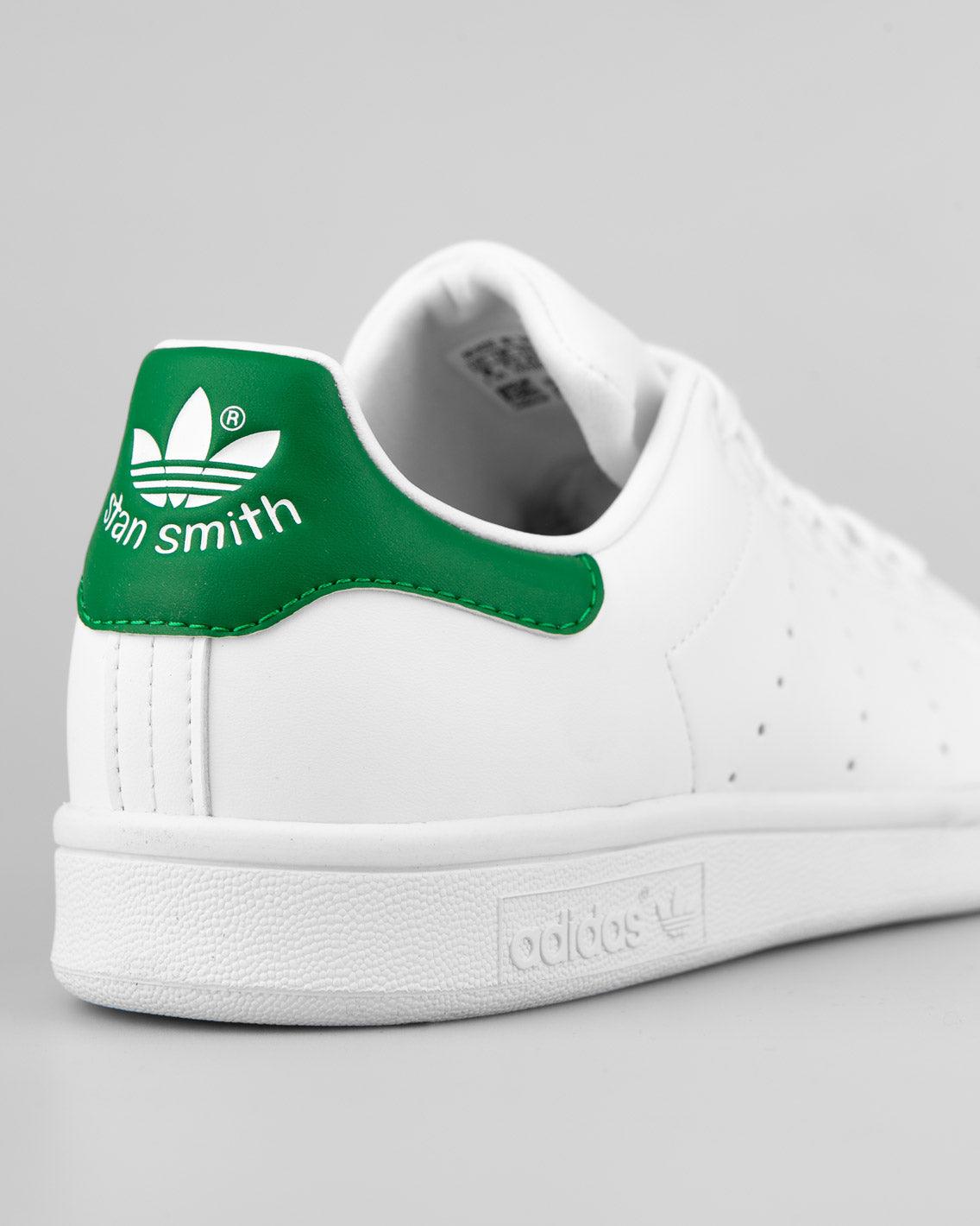 Adidas Originals - Stan Smith - White / White / Green Shoes Adidas Originals   